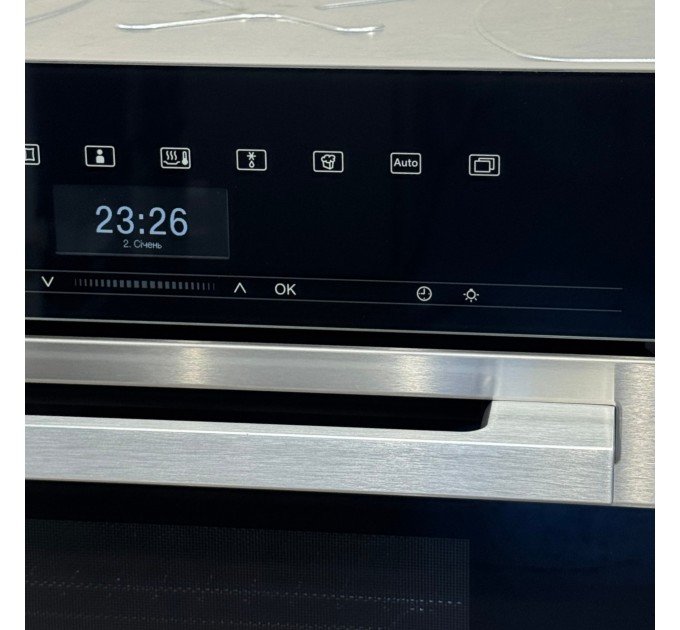 Комбінована парова шафа з функцією НВЧ DGM 7440 чорна з хромом