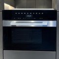 Комбінована парова шафа з функцією НВЧ DGM 7440 чорна з хромом