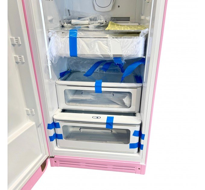 Двокамерний холодильник SMEG FAB 28 LPK 6 (рожевий)