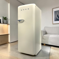 Двокамерний холодильник БУ SMEG FAB 28 RCR 6 (бежевий)