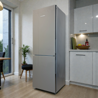 Холодильник БУ KFN 28132 D (Графітове скло)