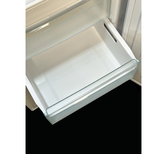 Двокамерний холодильник KFN 28133 White/Бежеве скло