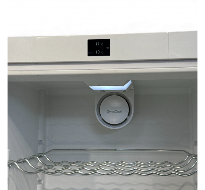 Двокамерний холодильник KFN 29042 (Біле скло)