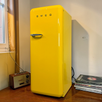 Холодильник БУ SMEG FAB 28 LYW 3 (Жовтий)