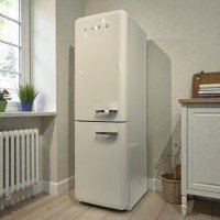 Двокамерний холодильник БУ SMEG FAB 32 LCR 3 (бежевий)