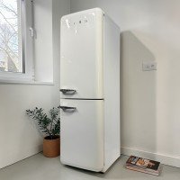Двокамерний холодильник БУ SMEG FAB 32 RWH 5 (Білий)