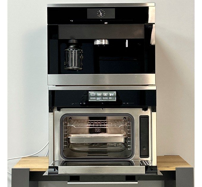 Комплект парова шафа з НВЧ DGM 6800 та кавомашина CVA 6805 CleanSteel