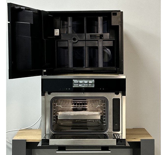 Комплект парова шафа з НВЧ DGM 6800 та кавомашина CVA 6805 CleanSteel