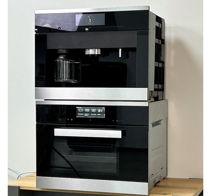 Комплект парова шафа з НВЧ DGM 6800 та кавомашина CVA 6805 CleanSteel
