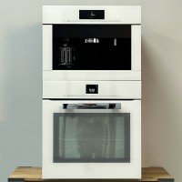 Комплект духова шафа H 6660 BP та кавомашина CVA 6805 Diamond White