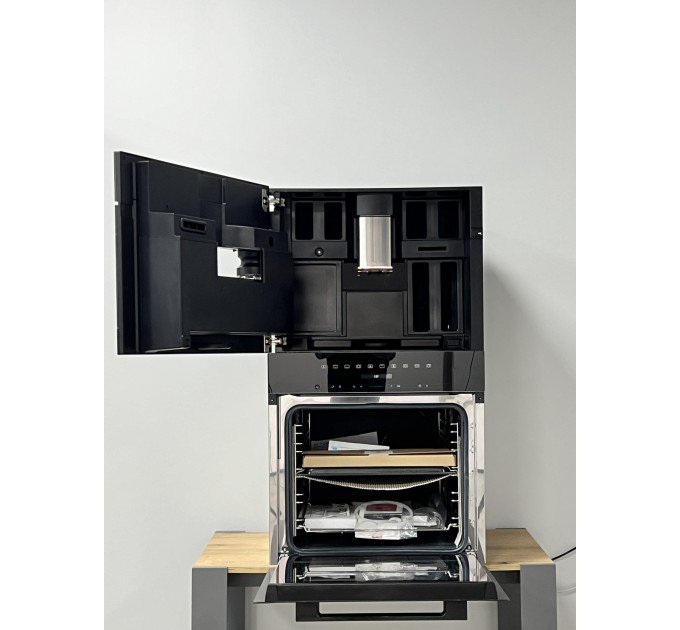 Комплект духова шафа H 7264 B та кавомашина CVA 7440 obsidian black