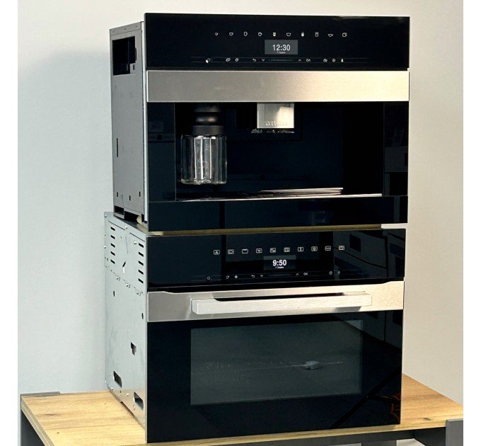 Комплект духова шафа з НВЧ H 7440 BM та кавомашина CVA 7445 CleanSteel