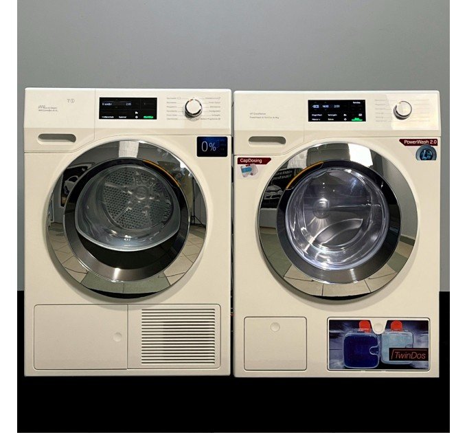 Комплект пральна та сушильна машина WEI 875 wps і TcJ 690 wp