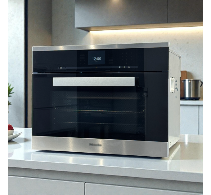 Комбінована парова шафа з духовою DGC 6500 Чорний хром