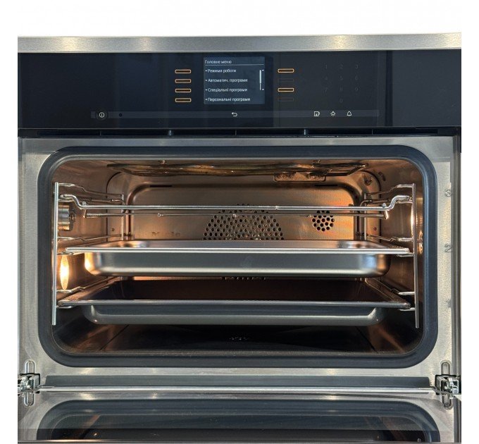 Комбінована парова шафа з духовою DGC 6600 CleanSteel