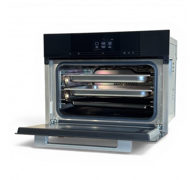 Комбінована парова шафа з духовою DGC 7640 obsidian black