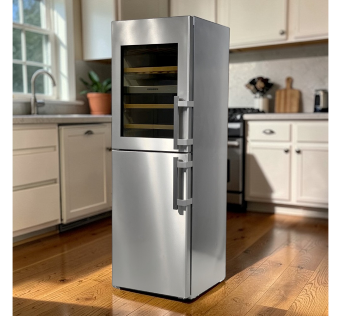 Винна шафа з морозильною камерою Liebherr SWTNes 4285 CleanSteel