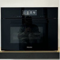 Комбінована парова шафа з функцією НВЧ DGM 7840 obsidian black