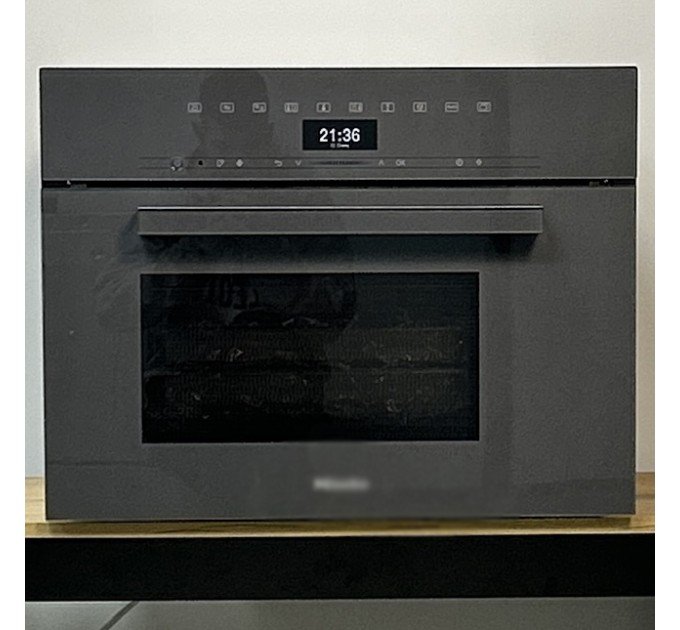 Комбінована парова шафа з функцією НВЧ DGM 7440 Graphite Gray