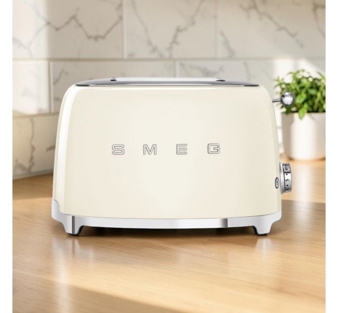 Тостер на 2 скибочки  SMEG TSF01CREU (бежевий)