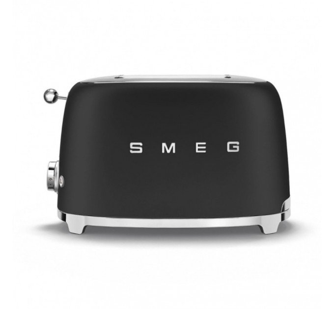 Тостер на 2 скибочки SMEG TSF01BLMEU (чорний мат)