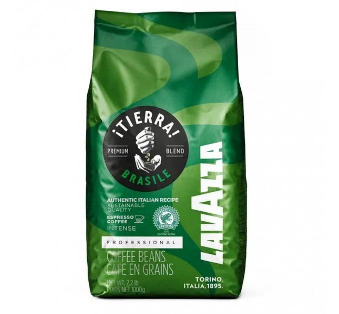 Кава в зернах Lavazza Tierra Brazil Intense Brazil 1 кг Кава в зернах Lavazza Tierra Brazil Intense Brazil 1 кг